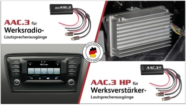 Preview: Helix AAC.3 HP high power für Werksverstärker High-Low-Level-Adapter Hochpegeladapter Konverter AAC3.HP
